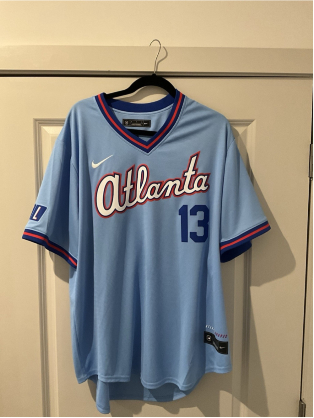 Ronald Acuna Jr. Atlanta Braves City Connect Men's Nike MLB Stadium Jersey XL